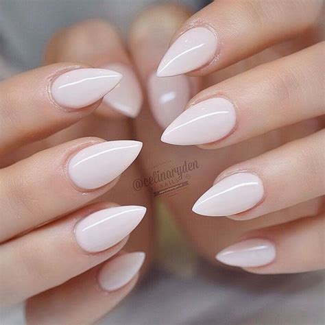 pointy almond nail designs|natural stiletto nails.